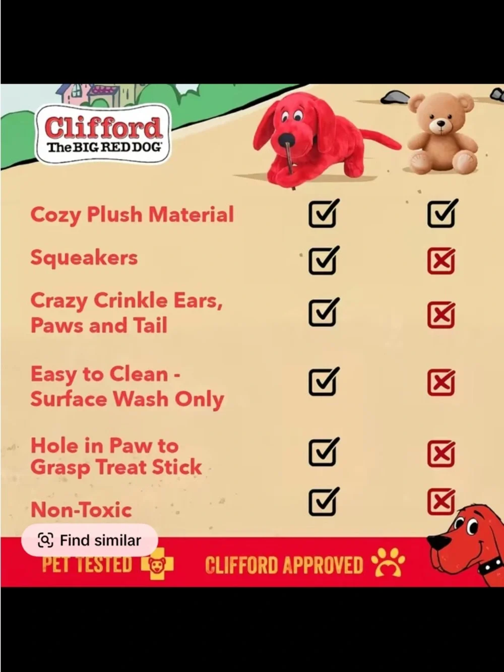 clifford the big red dog soft cuddly