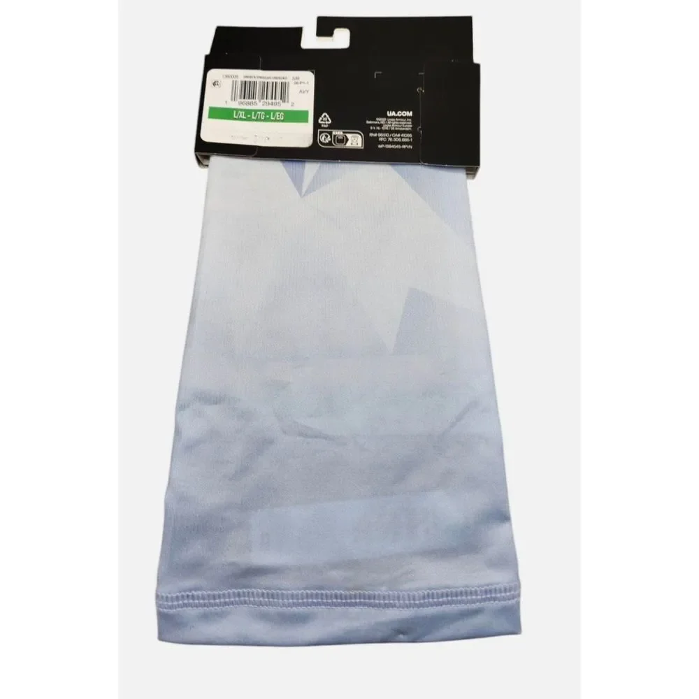 Under Armour Kids‎ UA Graphic Arm Sleeve Compression Fit Lightweight Blue White