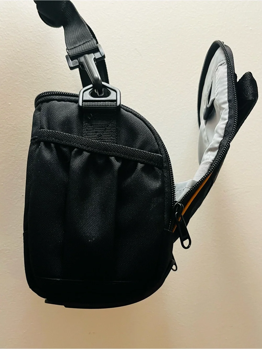 Padded Small Camera Insert in Light Gray with Beige Interior