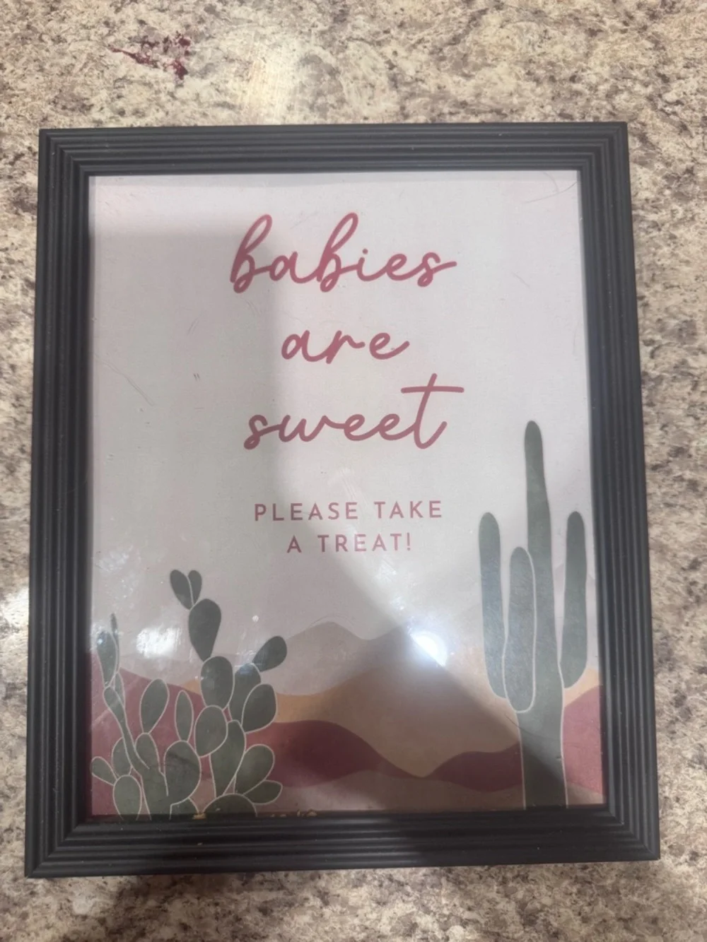 N/A black framed