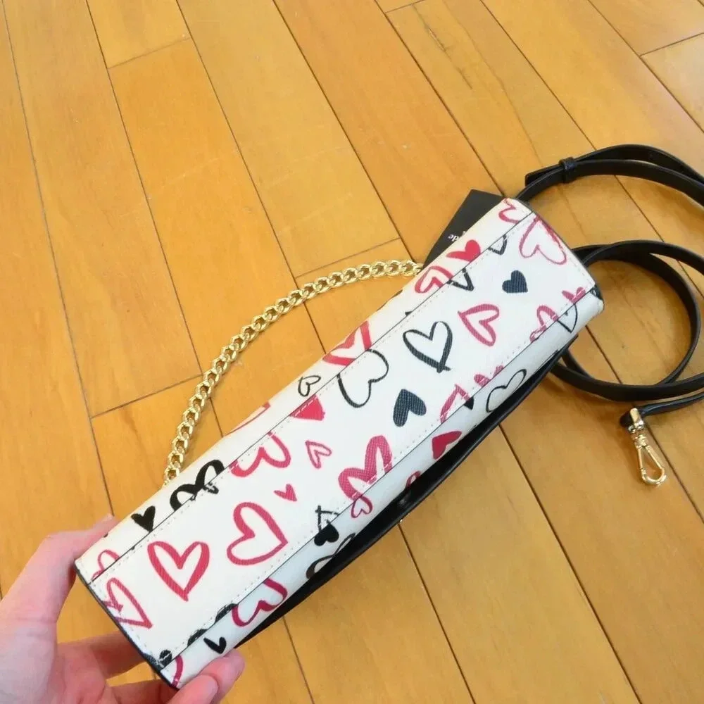Kate Spade Carson Convertible Crossbody Heart Printed KA494