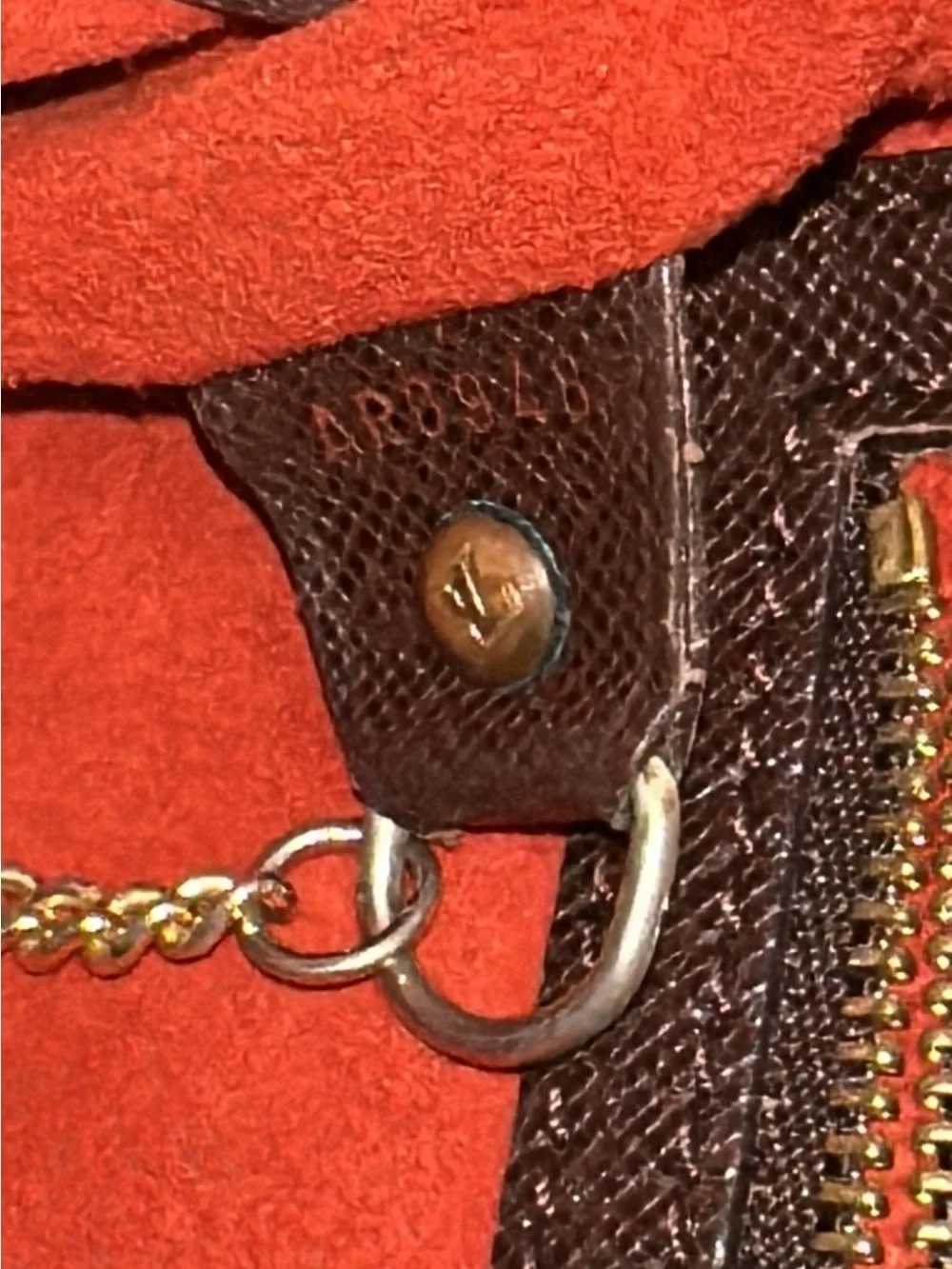 Louis Vuitton Damier Ebene Marais Bucket Bag with Pouch