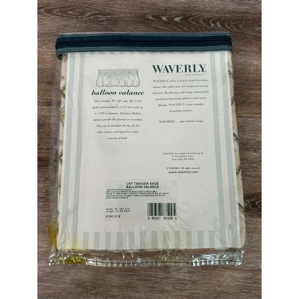 Waverly balloon valance