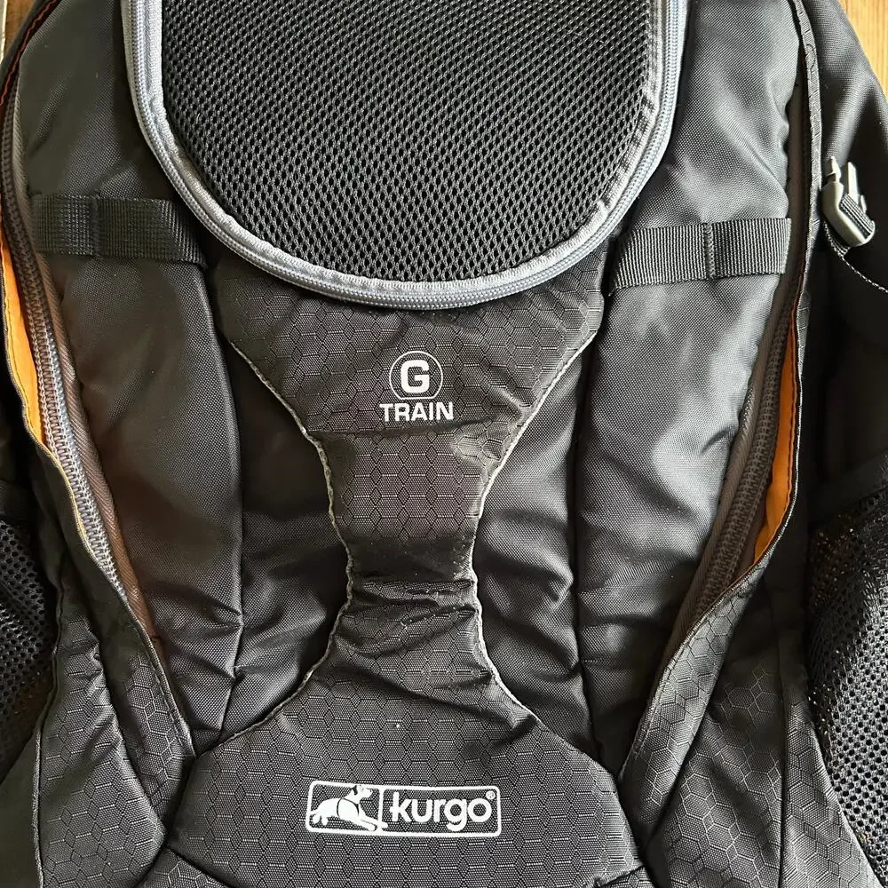 Kurgo Black and Gray Dog Travel Backpack Carrier