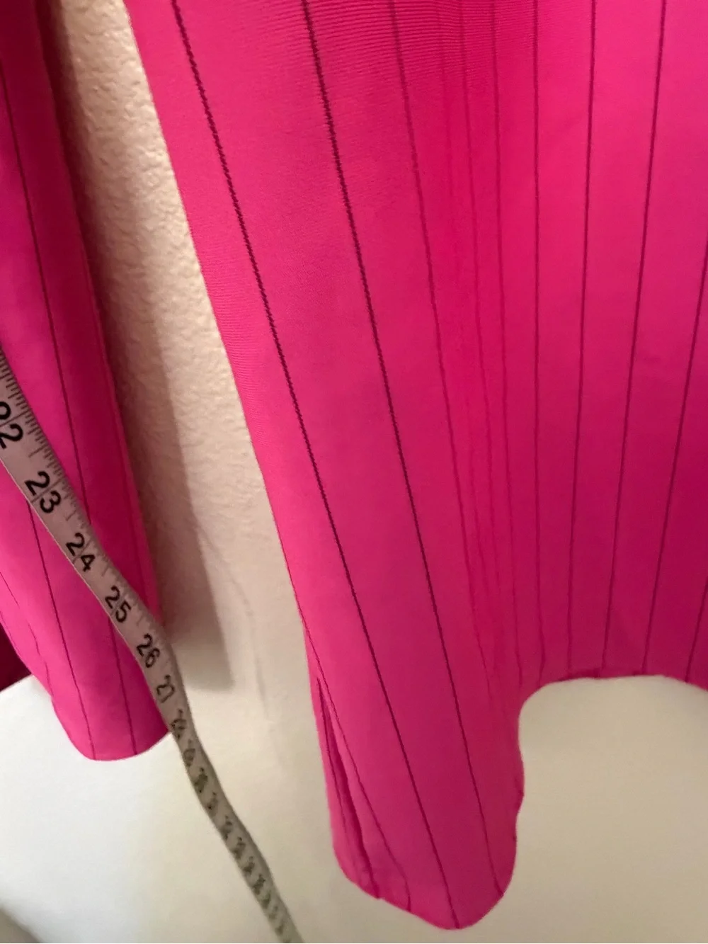 Kelle Hot Pink Pinstripe wide leg Pants Solo Dance Costume XLA Adlt Contemporary