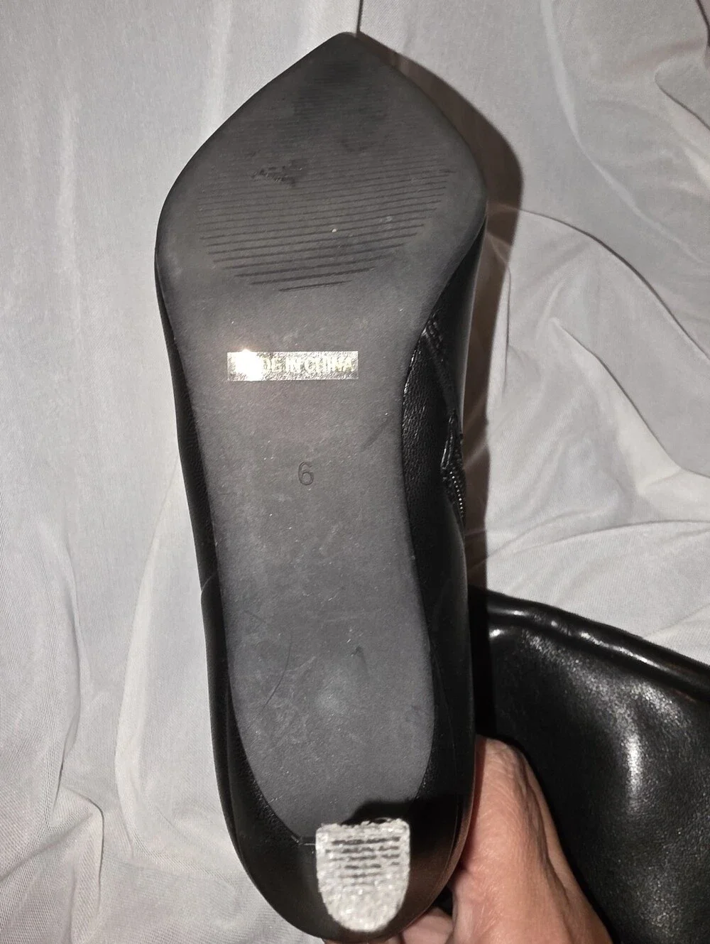 Knee High Boots Women Pointed Toe Tall Boots 3 In Stiletto High Heel Sz 6