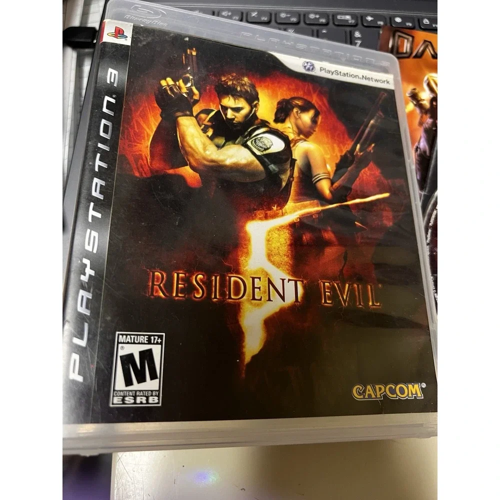 Resident Evil 5 Sony PlayStation 3 PS3 Capcom BLUS-30270‎ Complete CIB