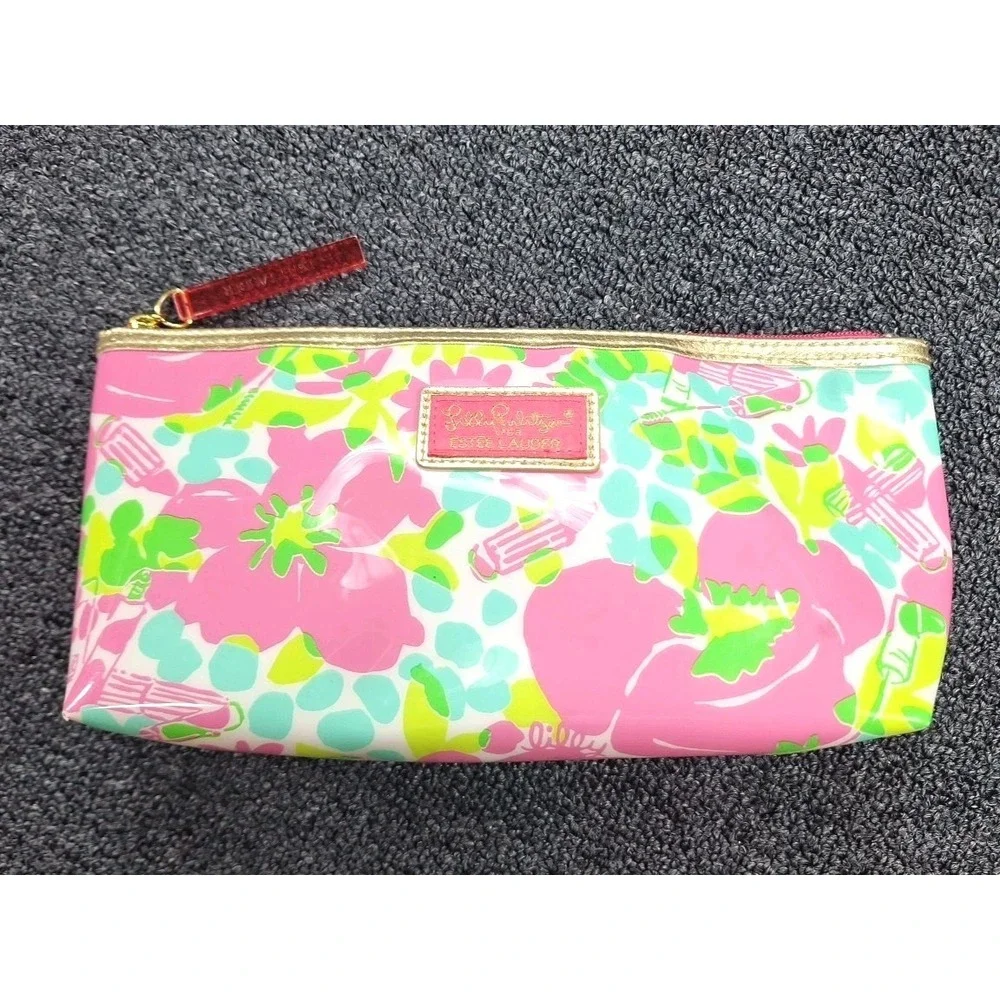 Lilly Pulitzer +‎ Estee Lauder Cosmetic Bag Toiletry Water-resistant Organizer