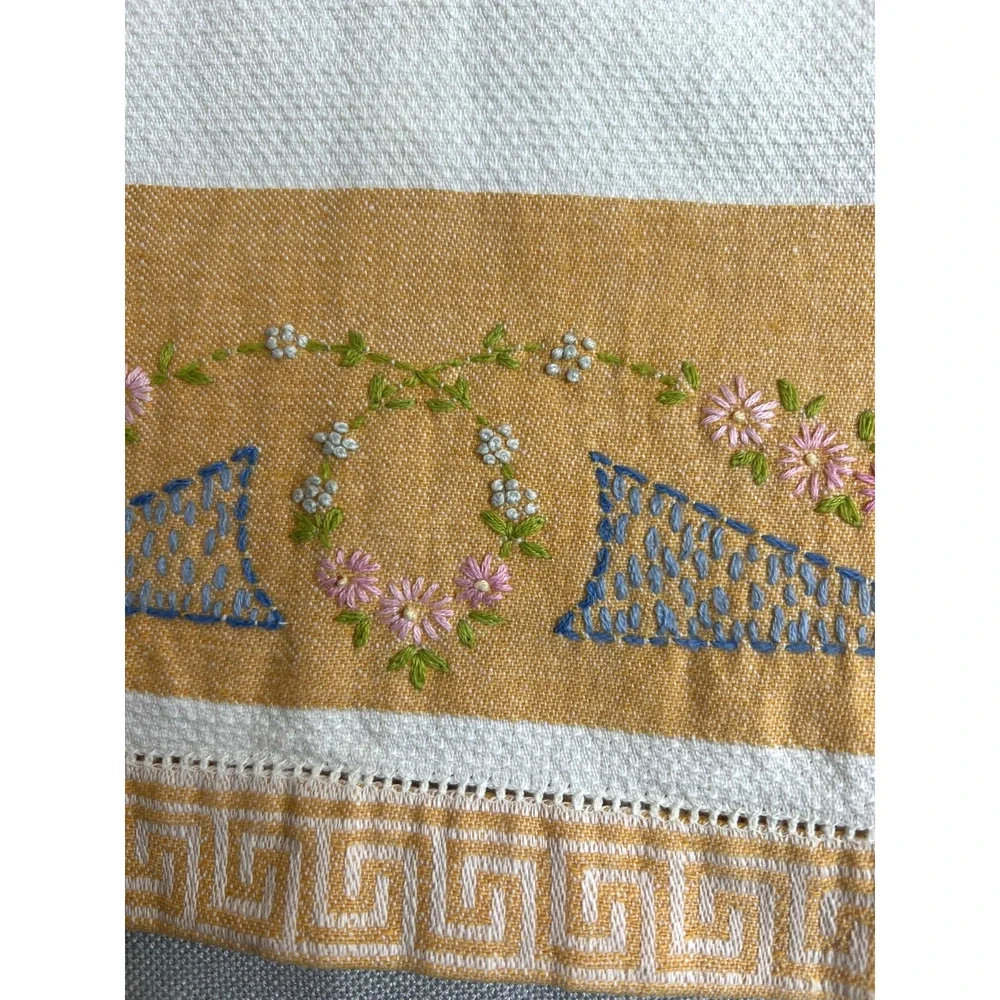 Handmade vintage embroidered