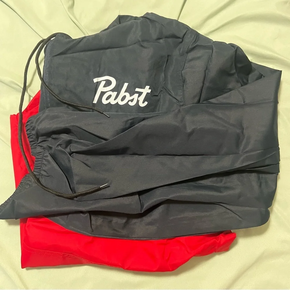 Pabst Black and Red Windbreaker