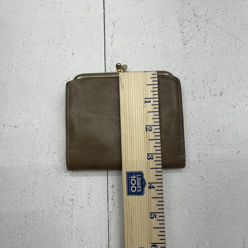 Vintage Rolfs American Classic Brown Cowhide Bi Fold Coin Pouch Wallet