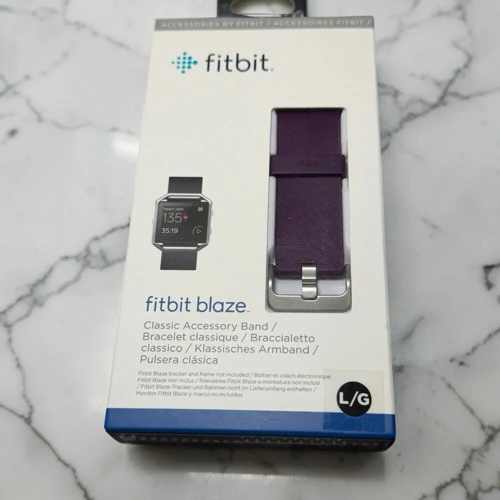 Fitbit Blaze Classic Accessory Band-‎ Size Large-Purple