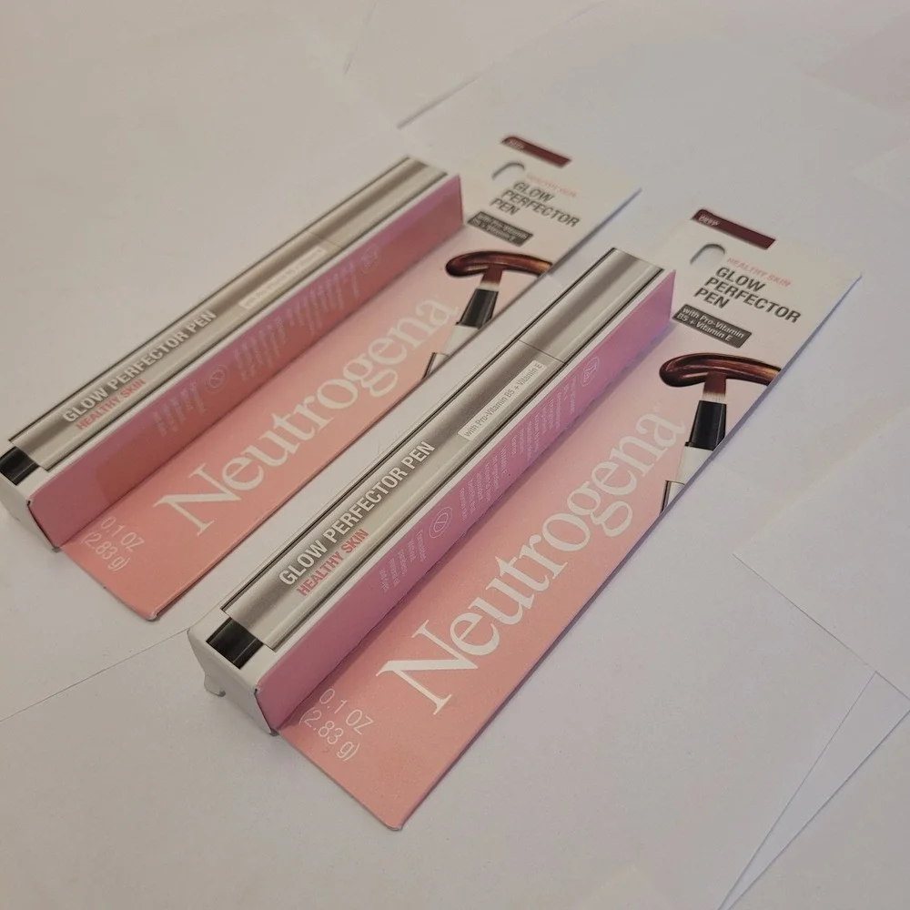 2X Neutrogena Healthy Skin Glow Perfector Pen Deep Pro-Vitamin B5 Vitamin E‎