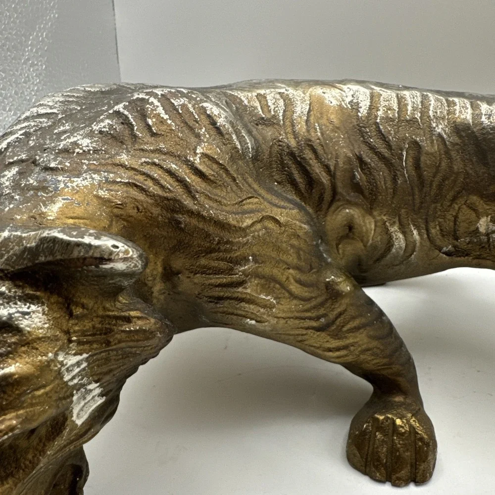 vintage prowling tiger Made Of Some Type‎ Of Metal Although It's Not Magnet