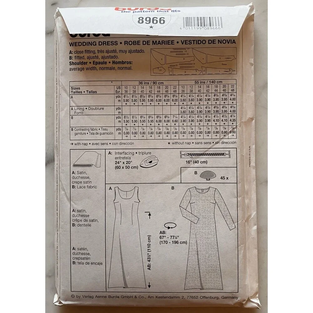 Burda pattern 8966