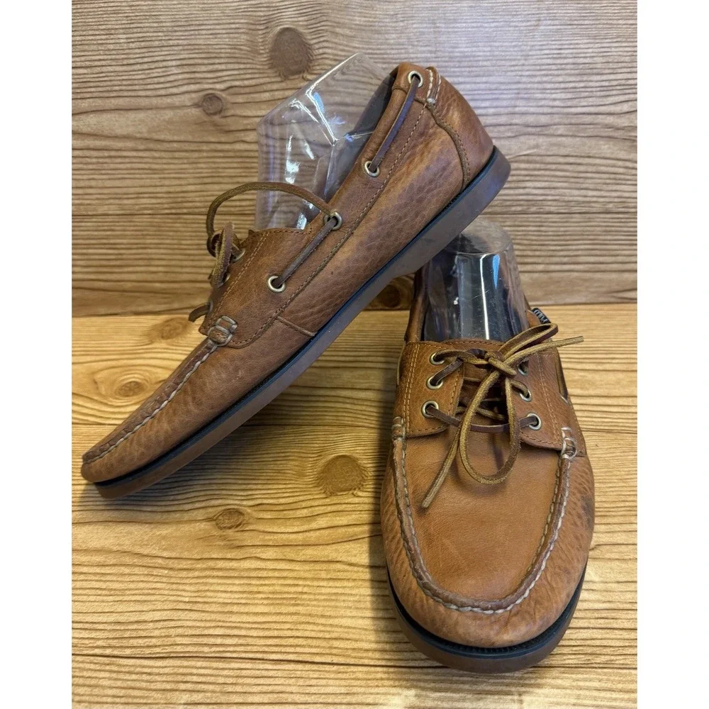 Polo‎ Ralph Lauren Bienne Boat Shoes Mens 11 D Loafers Preppy Old Money