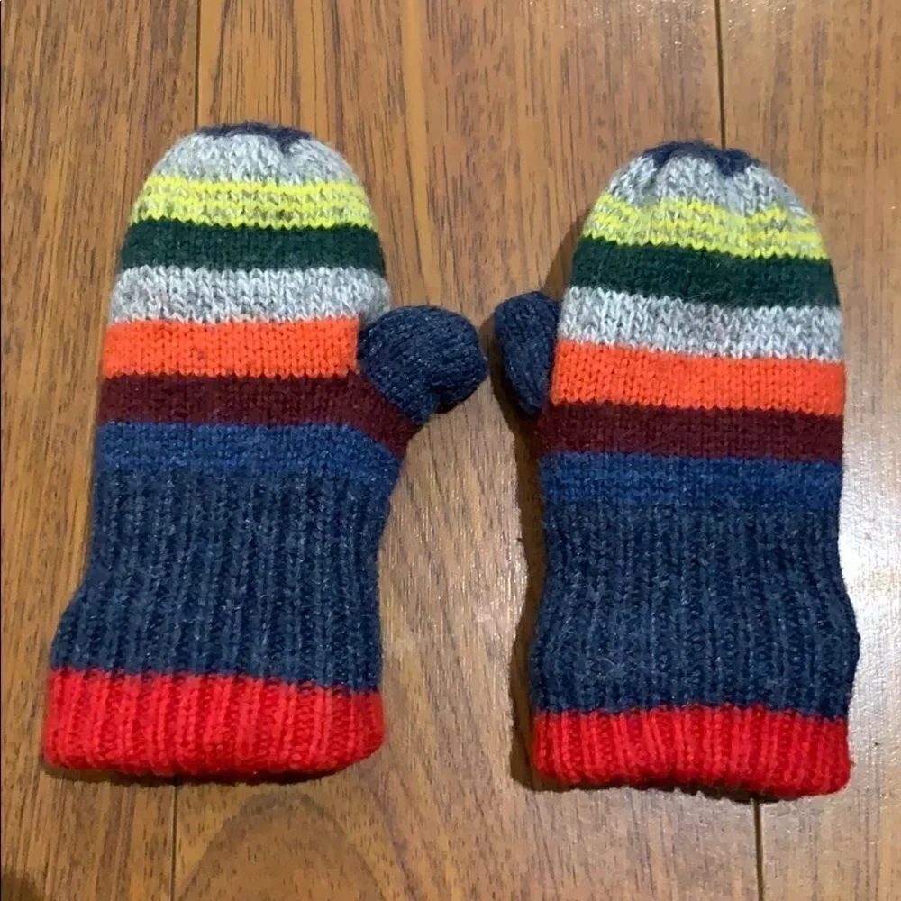 Gap Striped Mittens XS/S