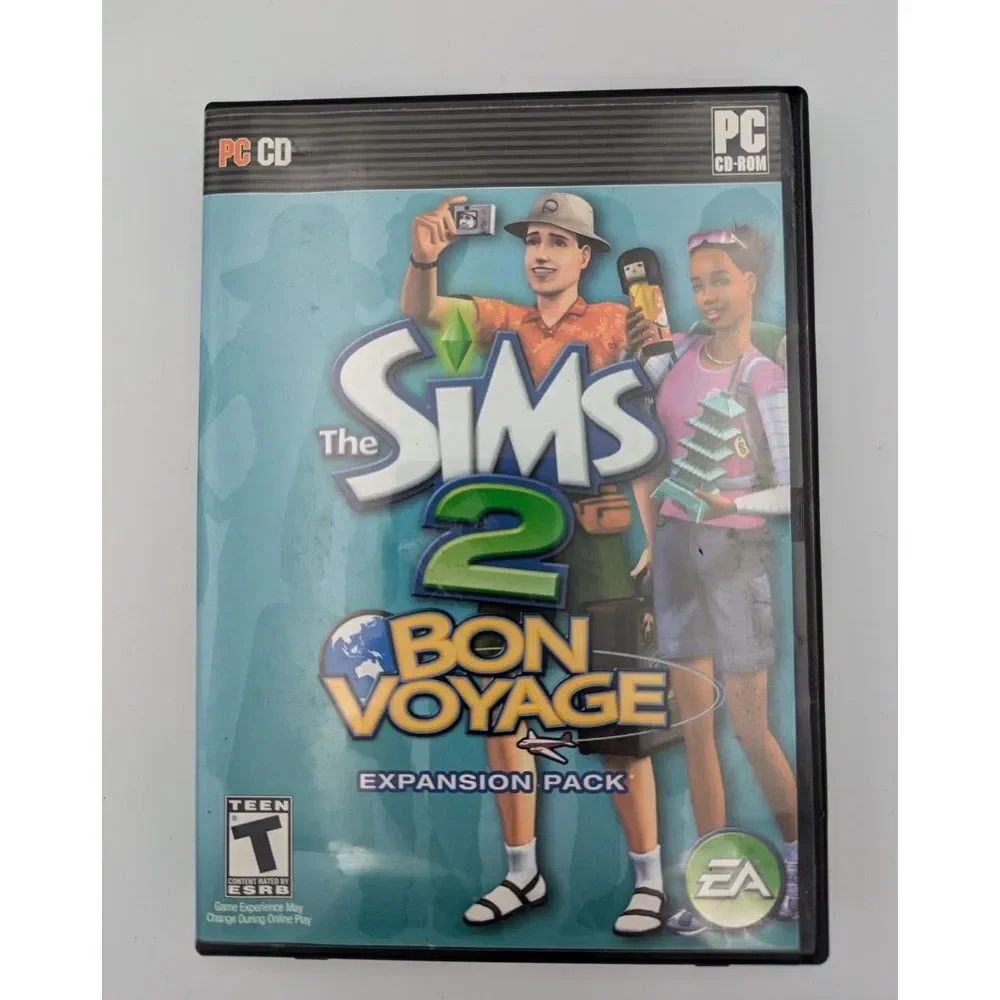 The Sims 2: Bon Voyage - PC CD-Rom (Expansion Pack) - Video Game -‎ Teen