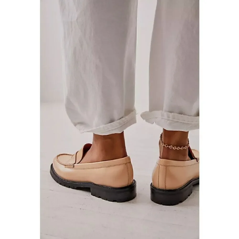 New Free People Liv Loafer Cantaloupe Size 40 US 10