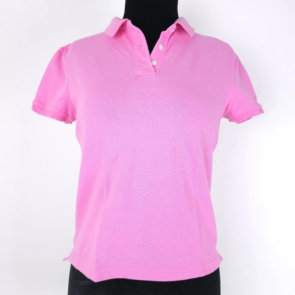 J. Crew Vintage Y2K 05 Pink Polo Baby Tee