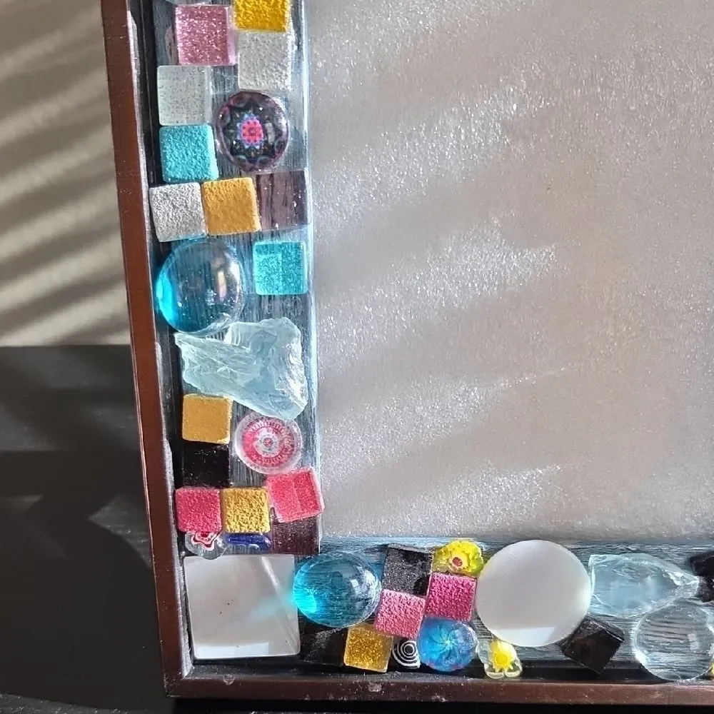 Colorful Mosaic Photo Frame
