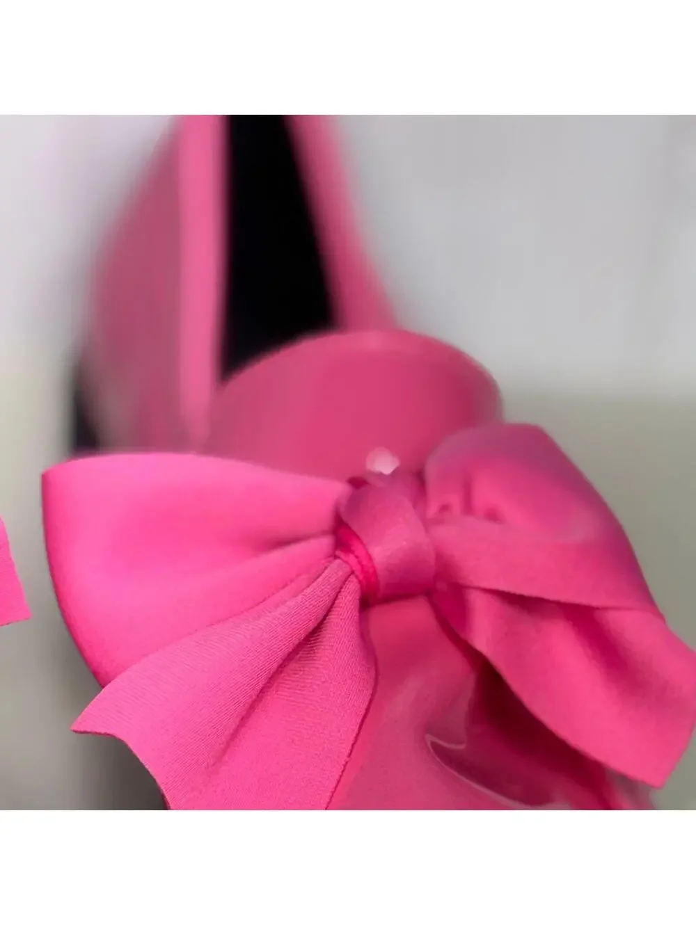 Altaolain Pink Patent Bow Loafers Women’s Size 42 NWOT