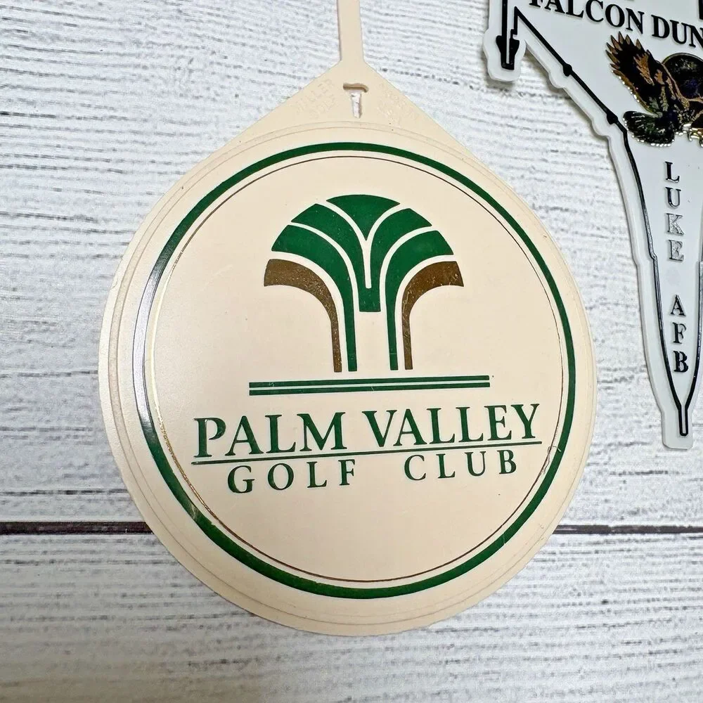 Golf Bag Tag Lot 5 ARIZONA Falcon Dunes Luke AFB Raven Estrella Wigwam