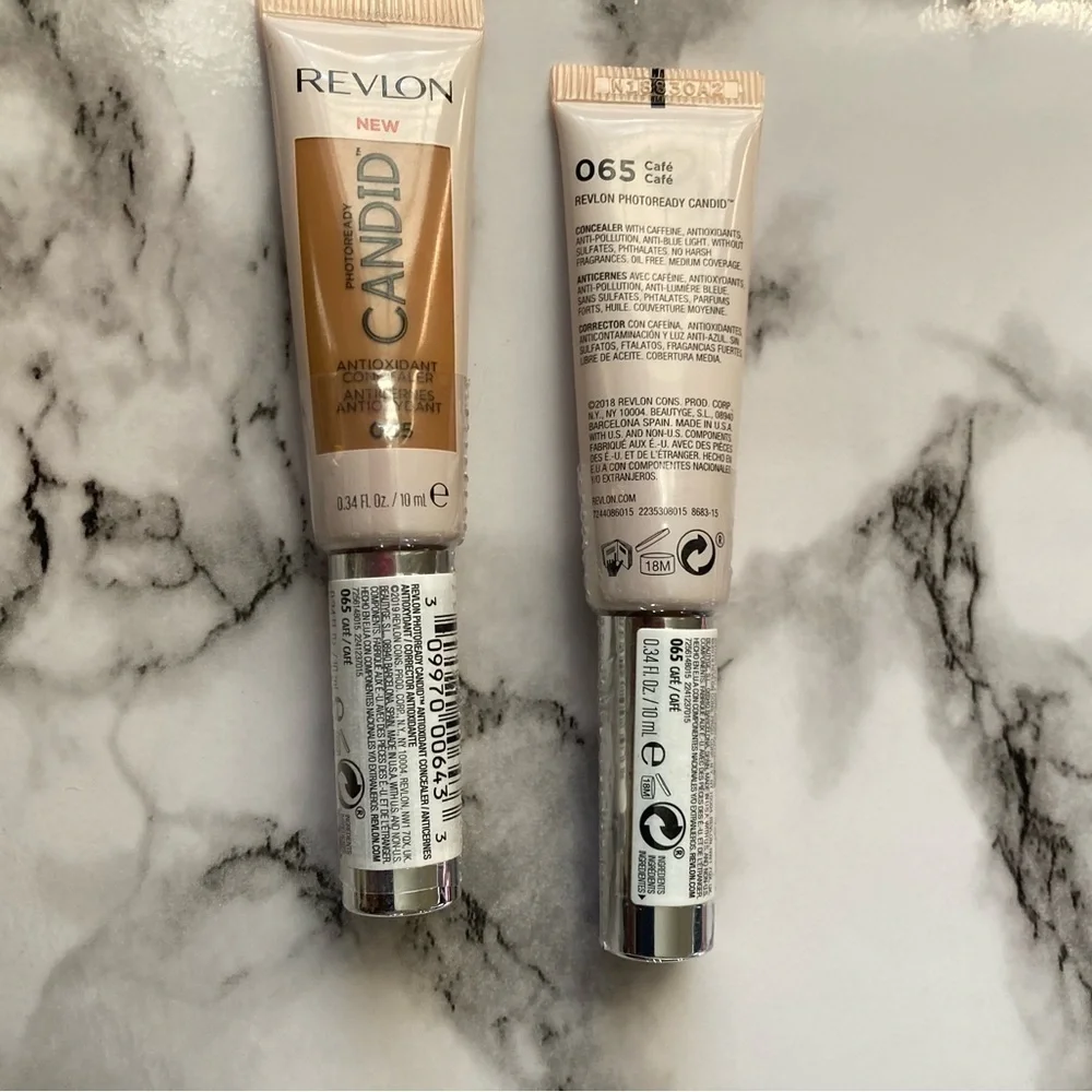 2 Revlon PhotoReady Candid Concealer Anti-Pollution, Anti-Blue Light - CAFE’