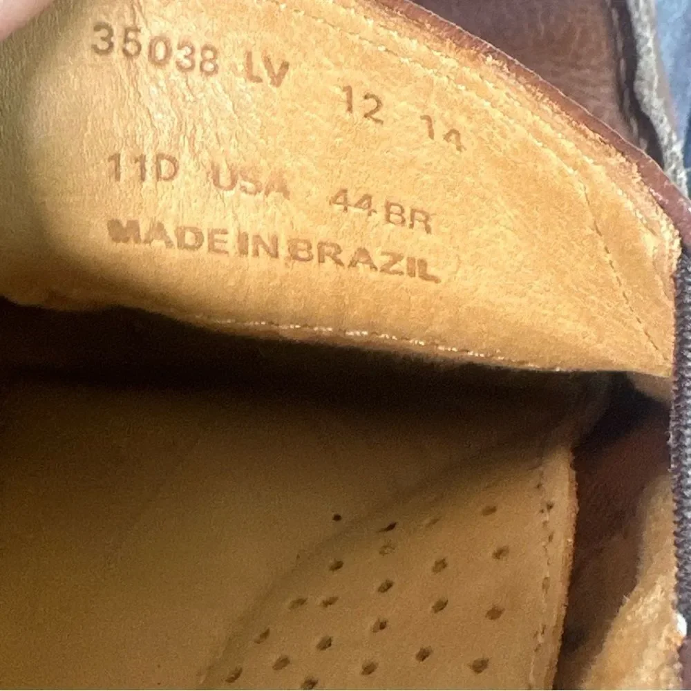 Sandro Limited Leather Driving‎ Loafer Men Sz 11 D Brown Tan Designer Career