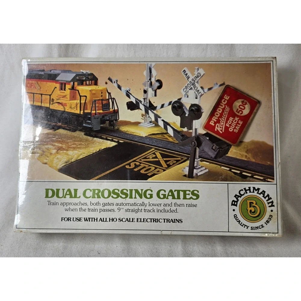 New Ho scale Bachmann Dual‎ Crossing Gates #46220 NEW never used