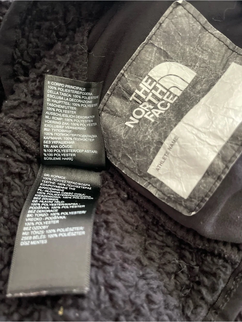 The North Face black jacket