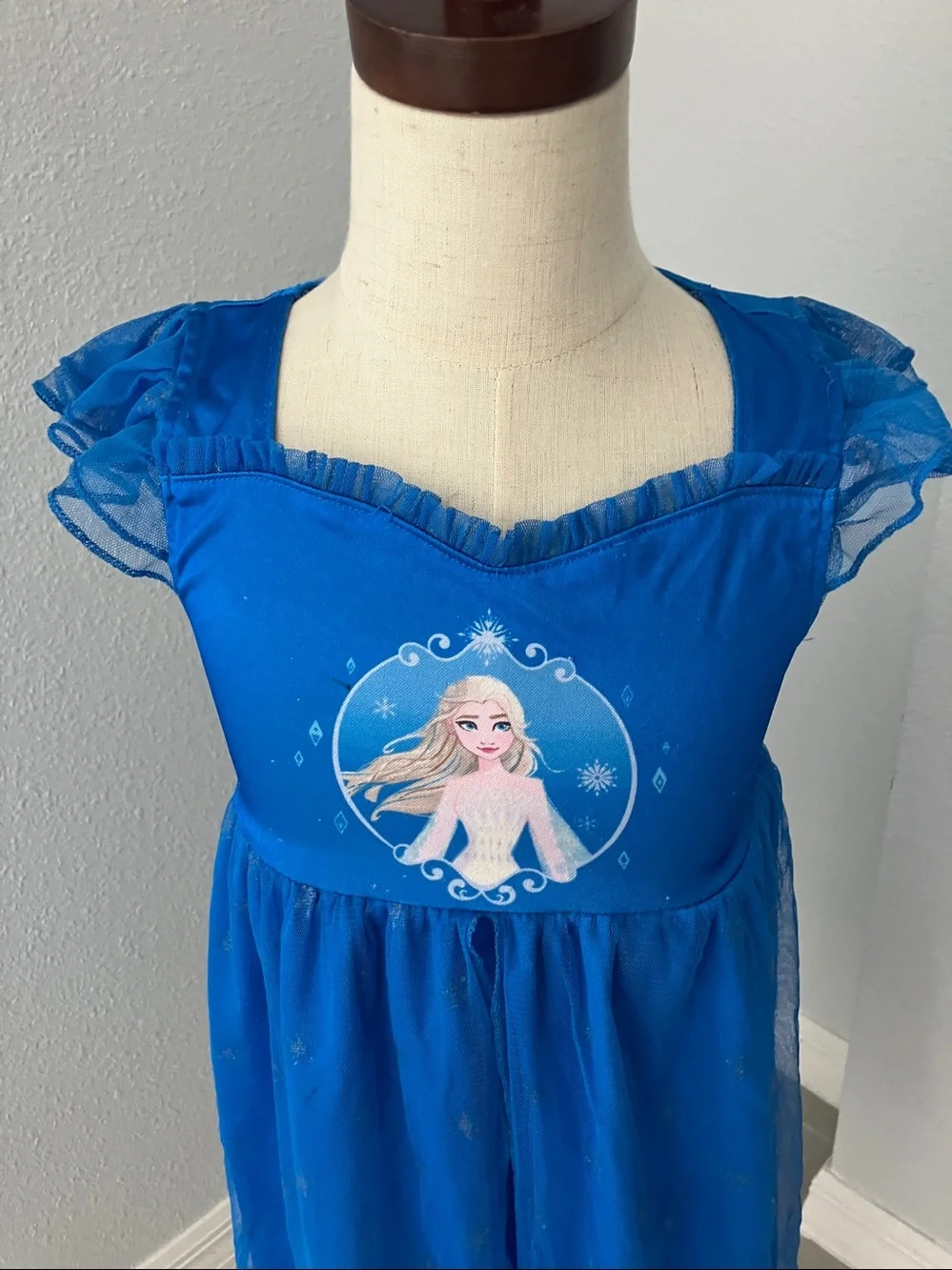 DISNEY Toddler Girls Frozen Elsa  Nightgown | XS 4-5