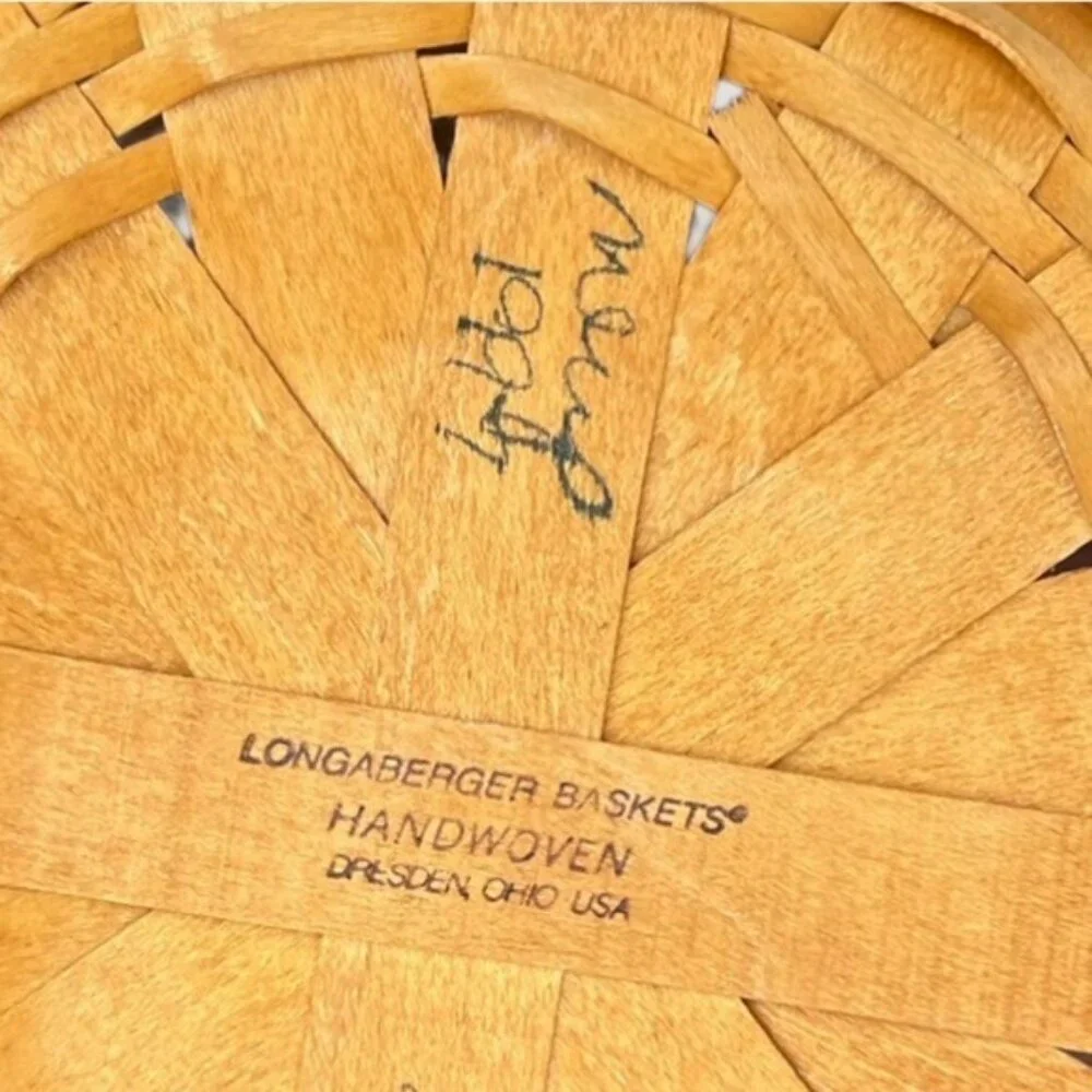 Longaberger button basket