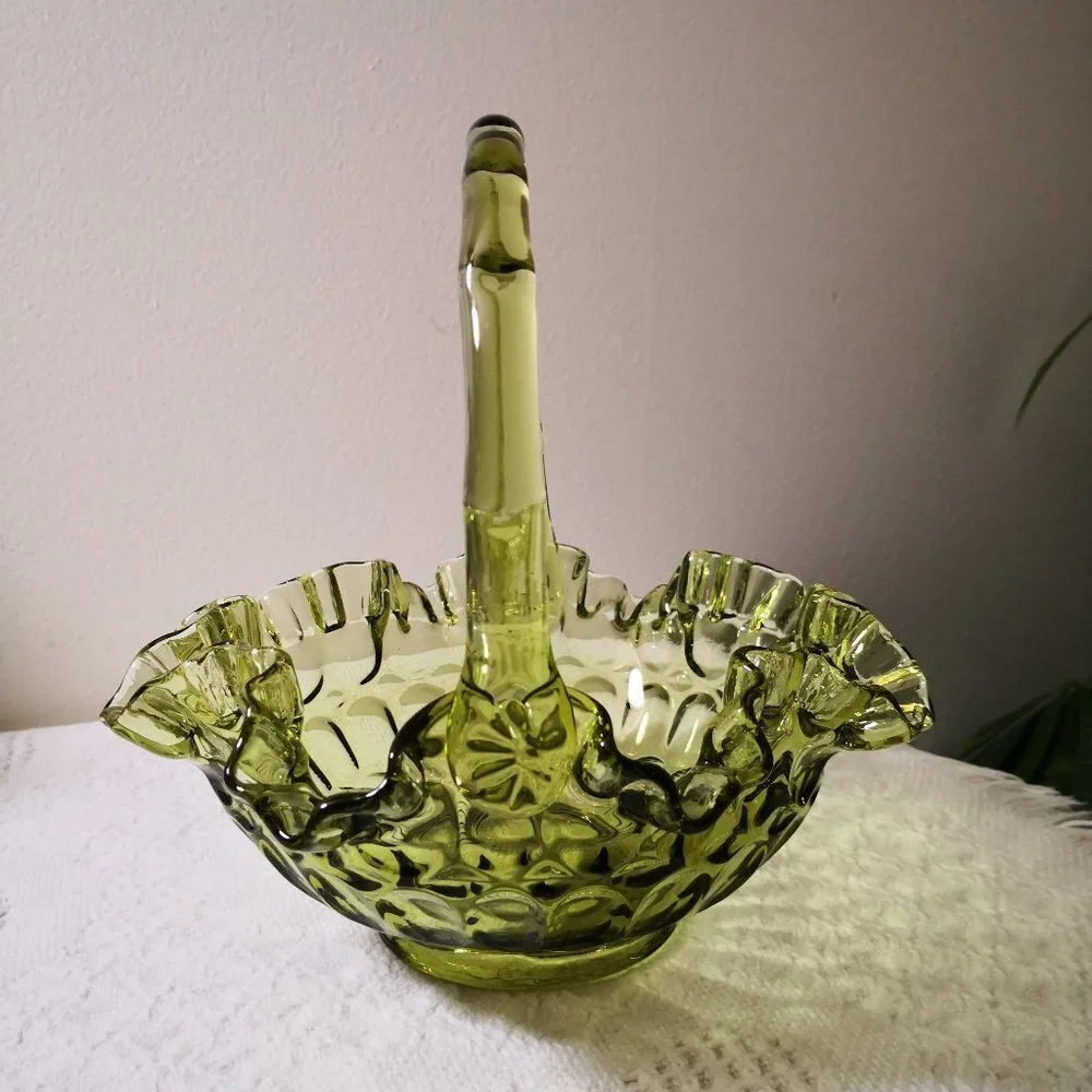 Fenton vintage thumbprint