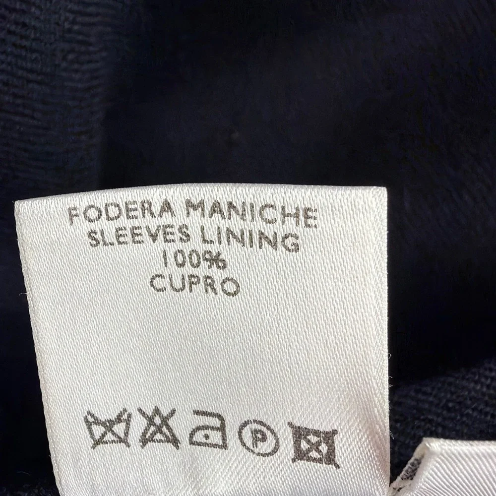 Loro Piana Voyager Jacket Mens 52 Navy Blue 100% Cashmere Blazer Made in Italy