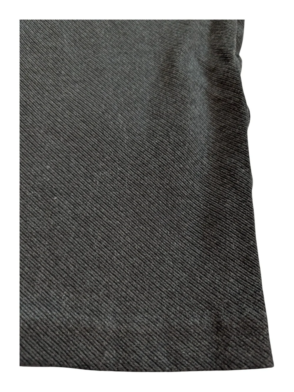Dalia Charcoal Black Textured Pull-on Pointe Dress Pant