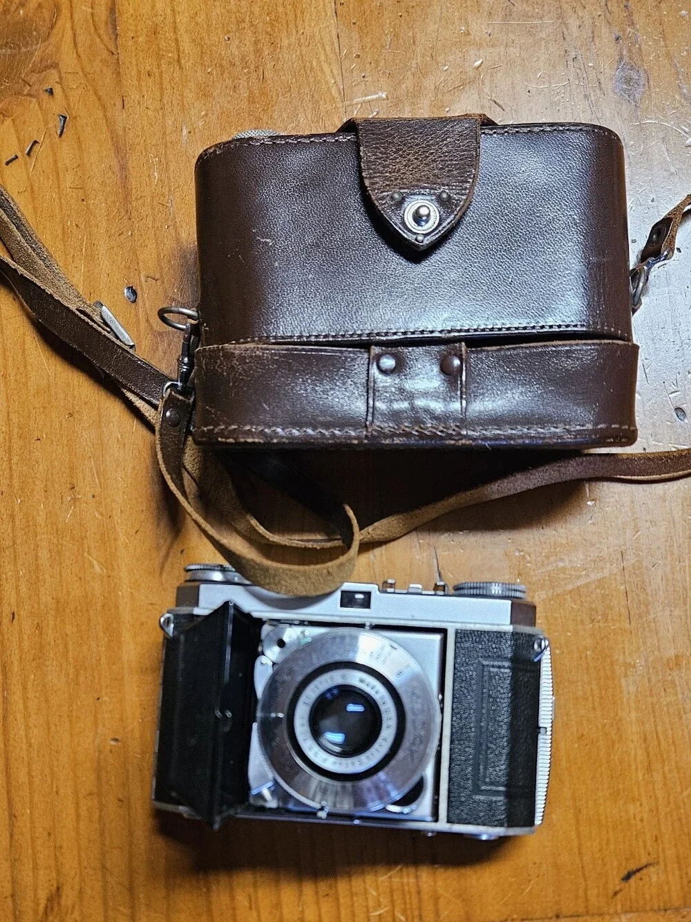Kodak Vintage 1A Folding Film Camera in Black and Brown