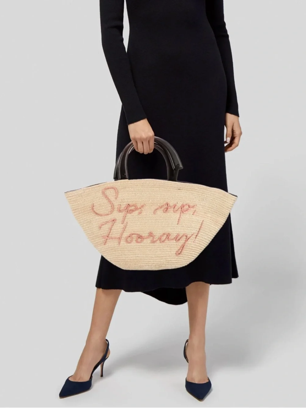 Eugenia Kim Carlotta Straw Tote Bag 