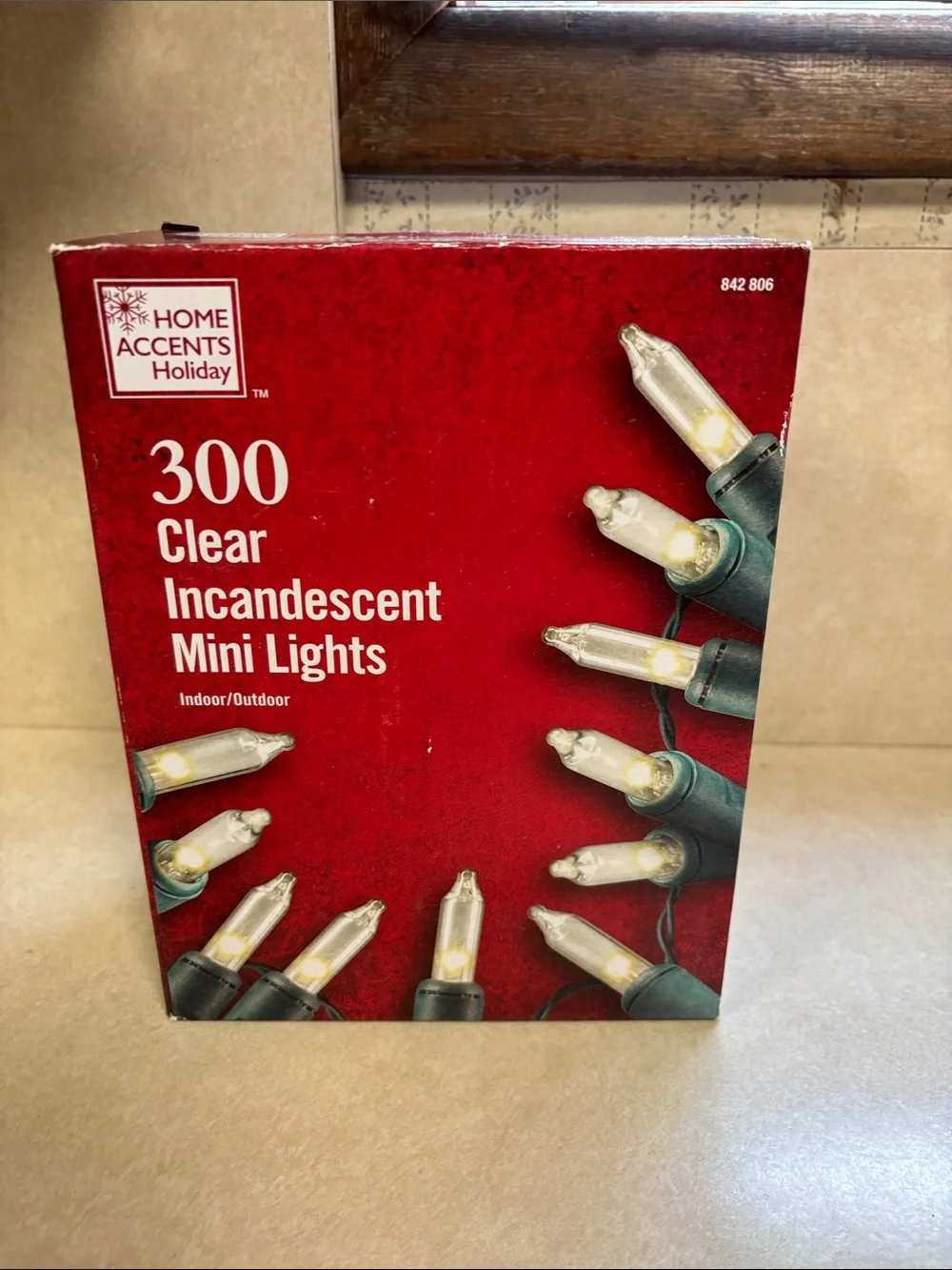 Home Accents Holiday 300 Clear Incandescent Mini Lights - Clear