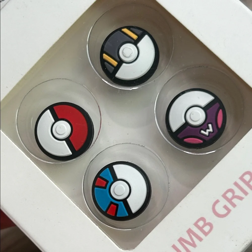 NWT Pokemon 4pk Thumb Grip Caps Set for Controller
