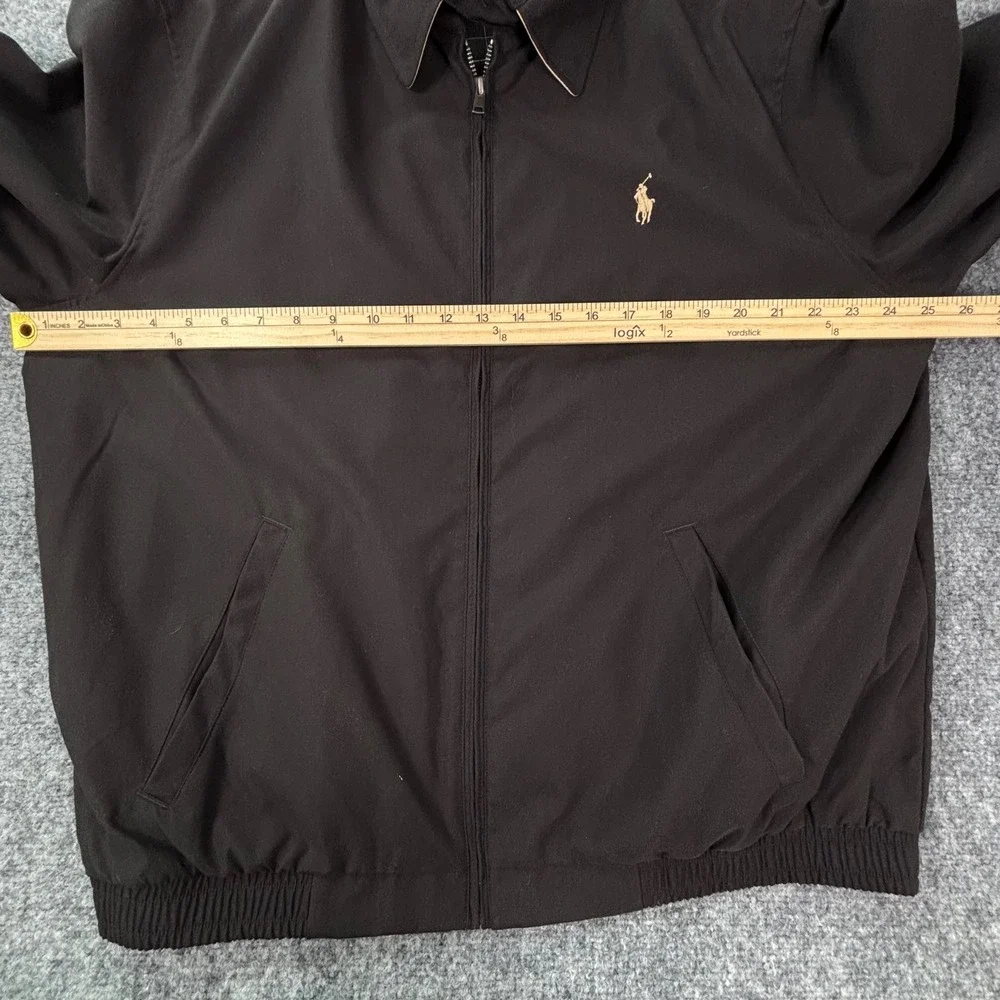 Polo Ralph Lauren Mens Bi-Swing Windbreaker Jacket Black XL NWT