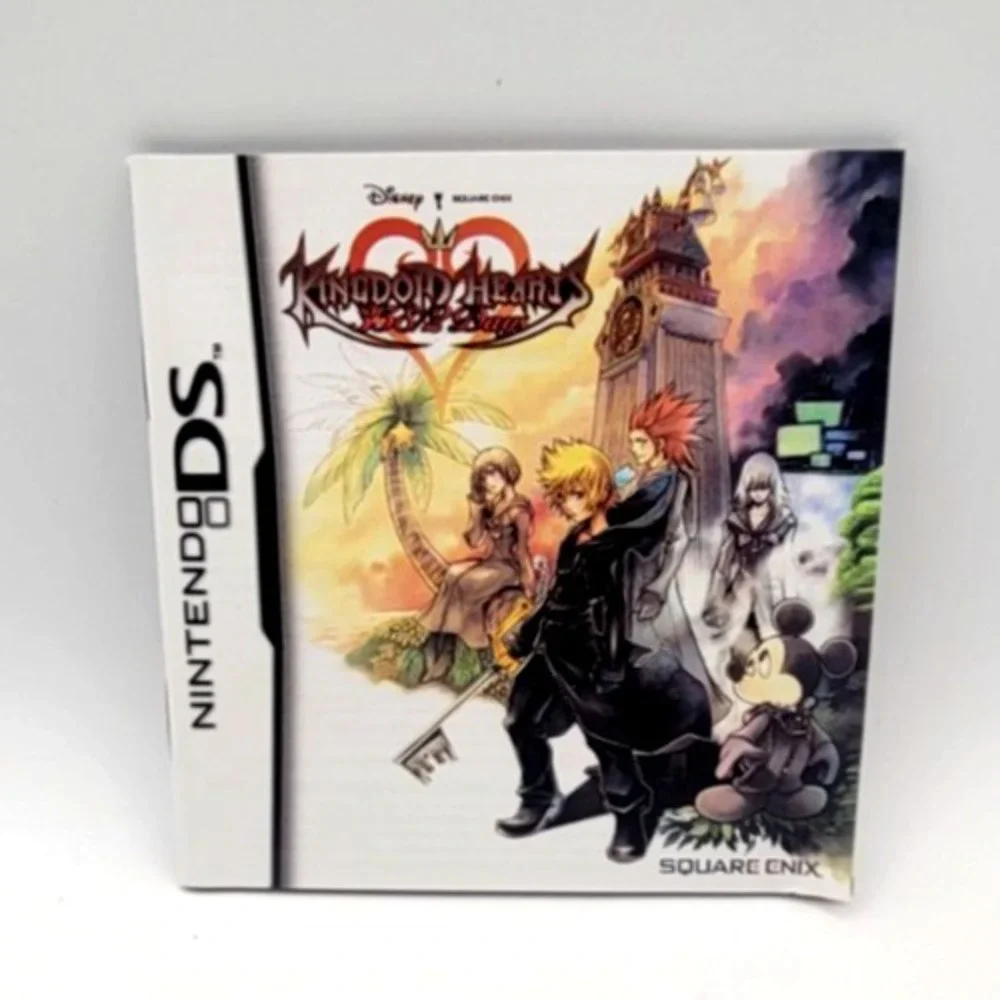 Nintendo DS Disney‎ Kingdom Hearts 358/2 Days MANUAL ONLY Original Authentic
