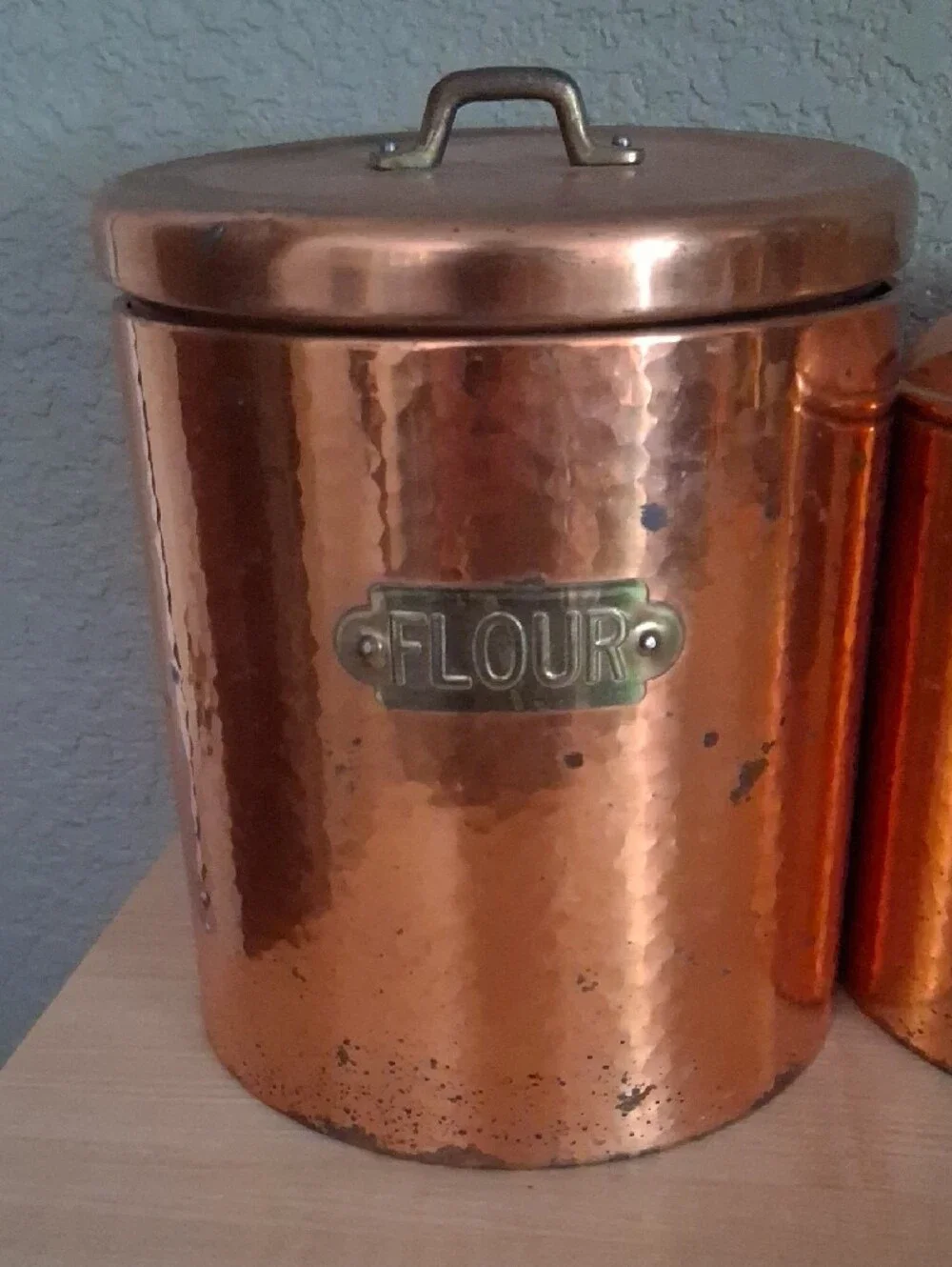 Vintage stylish copper