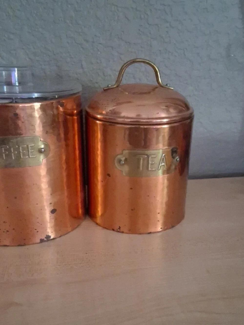 Vintage stylish copper