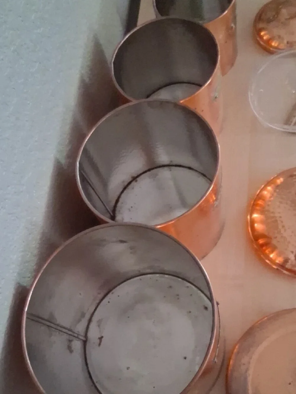 Vintage stylish copper