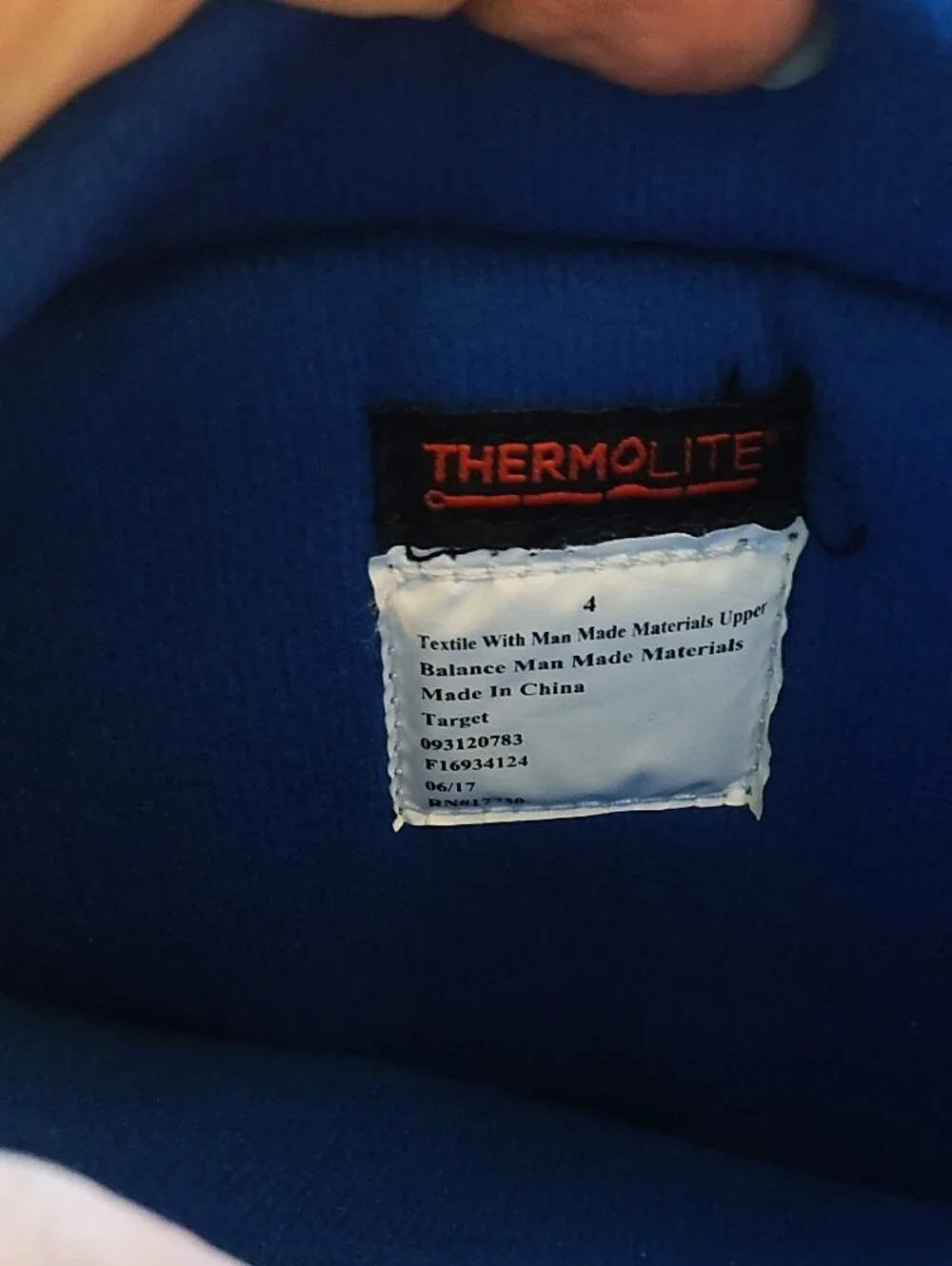 Thermolite durable cuff