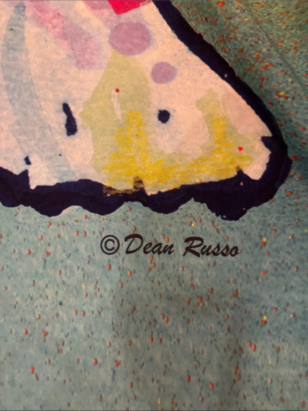 Dean Russo Boston Terrier/Frenchie  Multicolor Art Shower Curtain