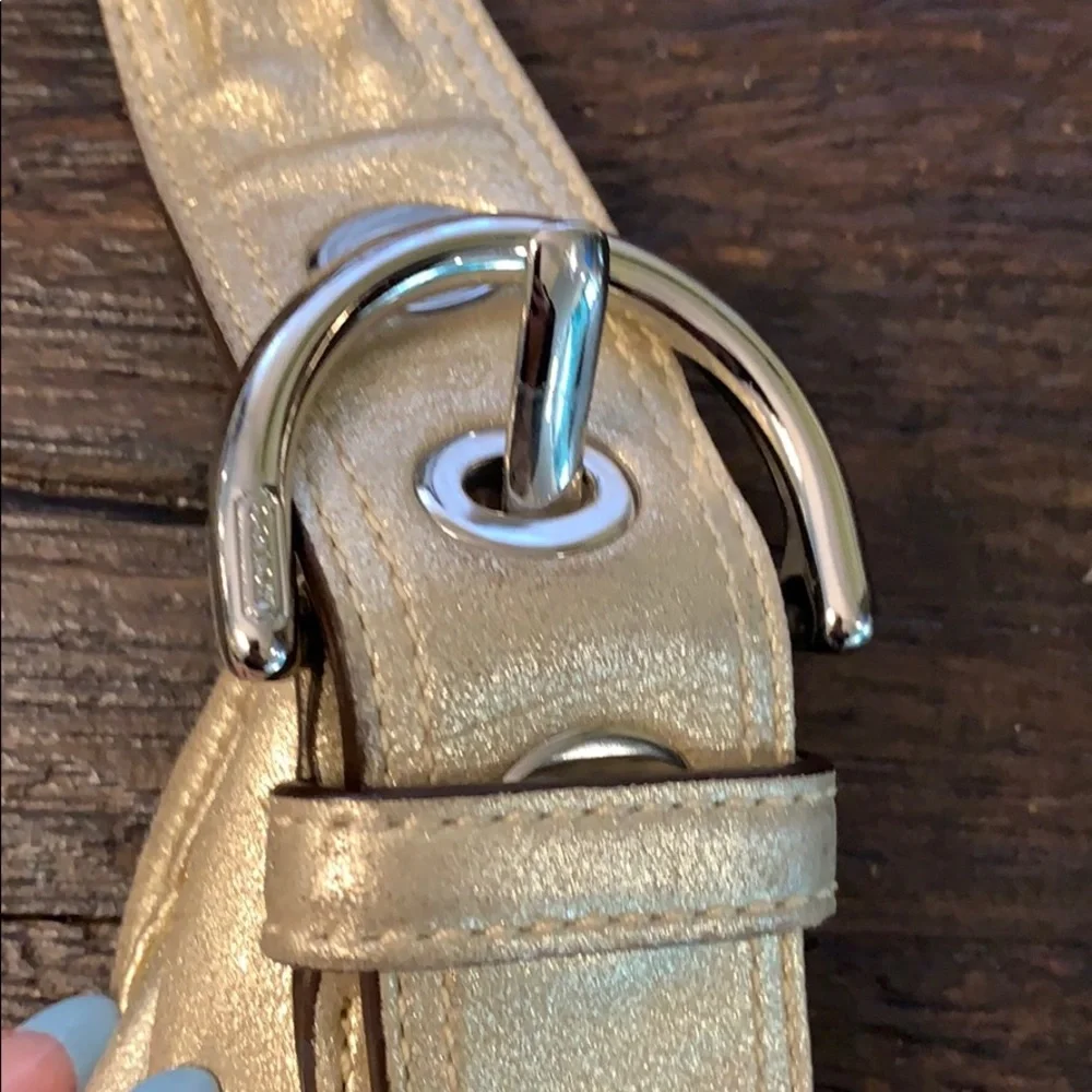 Coach vintage metallic