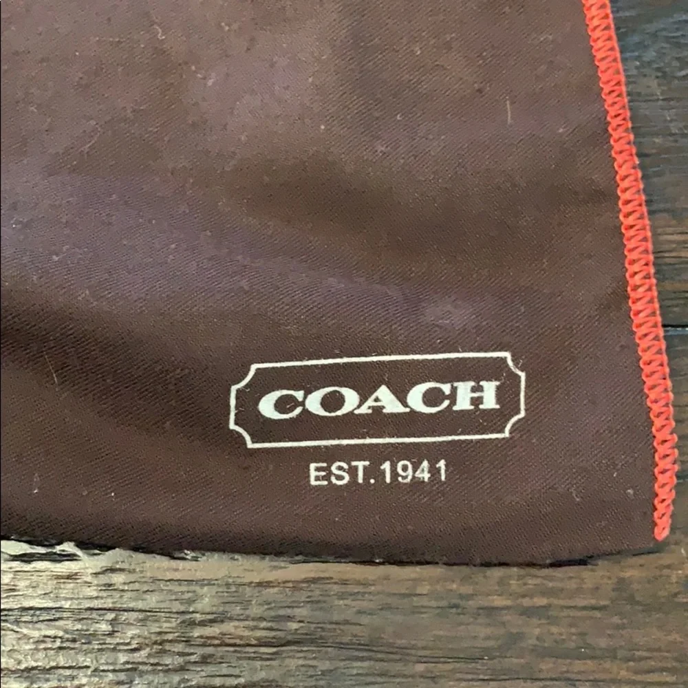 Coach vintage metallic