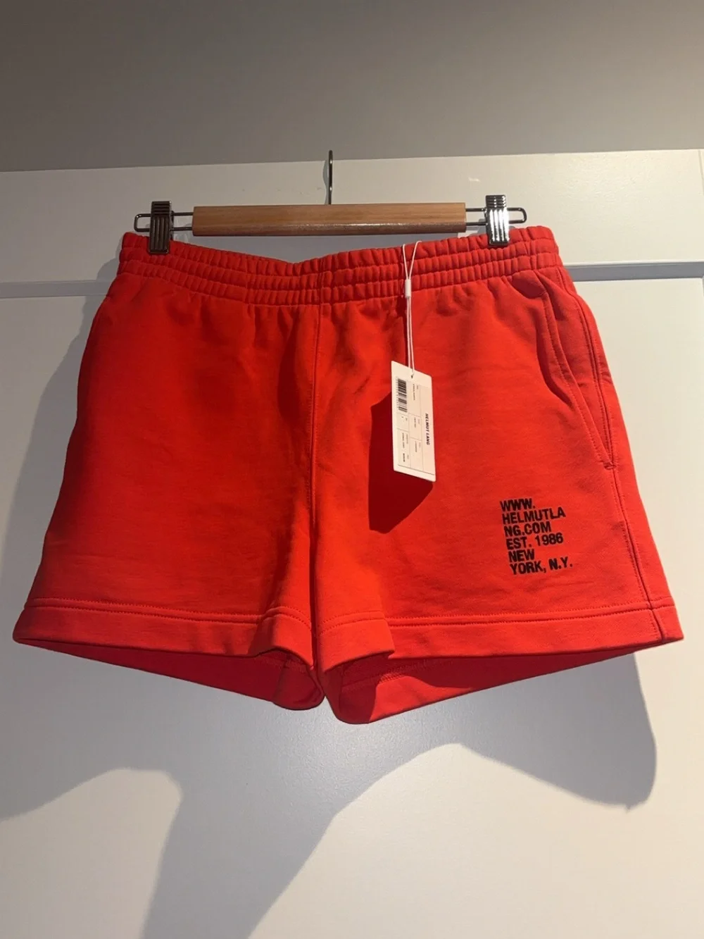 Helmut Lang bold red